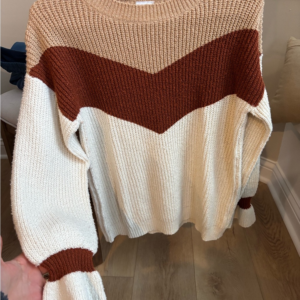 Colorblock Knit Sweater